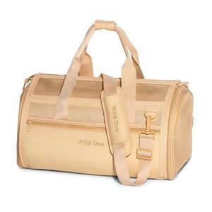 Wild One Pet Travel Carrier in Tan
